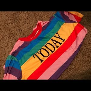 Today rainbow shirt